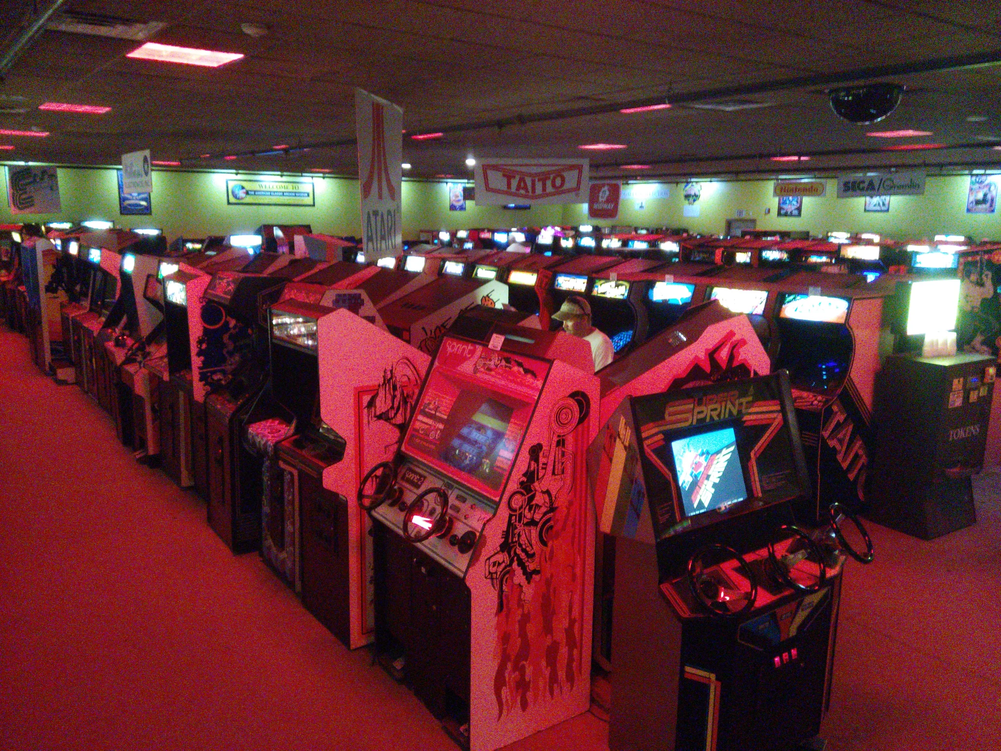 Real photo: The American Classic Arcade Museum in Laconia, New Hampshire.