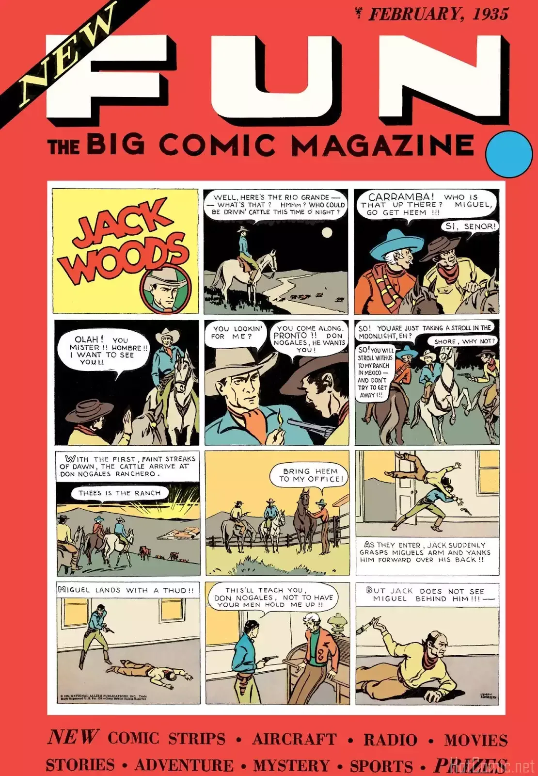 Real photo: New Fun #1 from 1935, one of the first American comic books with all-new stories.