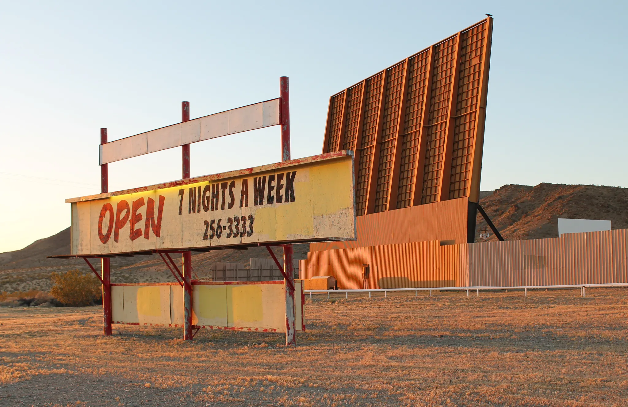 Real photo: The Skyline Drive-In, Barstow, California.