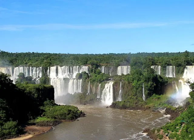 Real photo for Inside Iguazu Falls