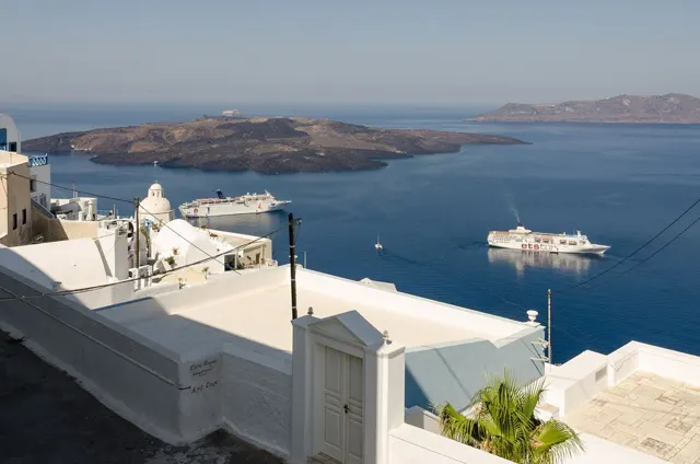 Real photo for Inside Santorini's Caldera
