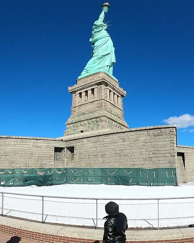 Real photo for Inside Building the Statue of Liberty