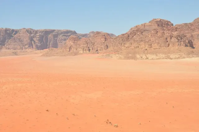 Real photo for Inside Wadi Rum's Red Desert